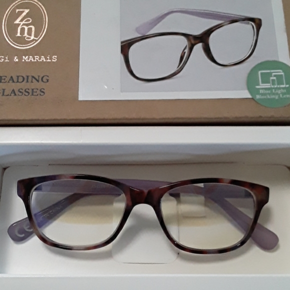 Anthropologie Marais Blue light Reading Glasses - Picture 1 of 2